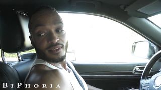 BiPhoria - Lucky Hitchhiker Picked up by Wild Bisexual Couple