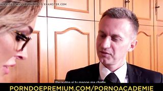 PORNO ACADEMIE Hot MILF Aubrey Black exclusive MMF threeway