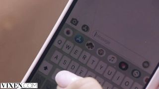 VIXEN Stunning Brunette has Fantasy Threesome on Vacation