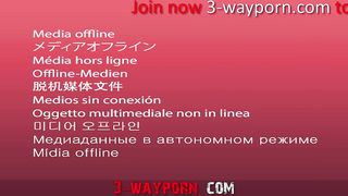 3 Way Porn - Hot Bisexual FMM Threesome with Inked Redhead