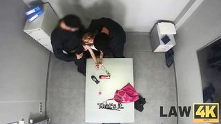 LAW4k. Teen girl Adele Unicorn steals a shampoo in market