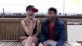 AMATEUR EURO -Lucky Newbie Fucks With Latina Pornstar In MMF