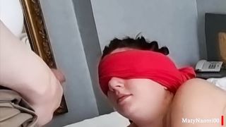 Fucked by two cocks playing blind fly - mmf