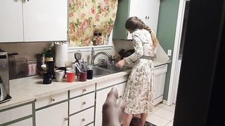 Fucking step sister while on the phone with Mom