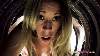 Fucking My Hot Step Mom while She is Stuck in the Dryer - Nikki Brooks