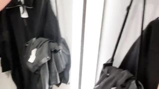 Double surprise in a fitting room from a stepmom