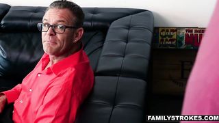 FamilyStrokes - Hot Milf Fucks Nerdy Step-Son On Vacation