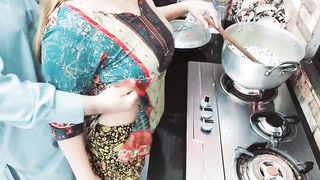 Punjabi Maid Busy in Cooking While Her Ass Fucked By Her Owner With Clear Hindi Audio