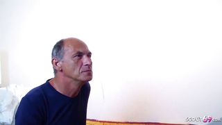 GERMAN MATURE MOM AND DAD DEFLORATION MMF WITH STEP SON
