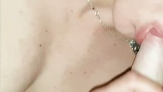 Wife allowing step brother to join us and fuck her for the first time, and let him cum in her mouth