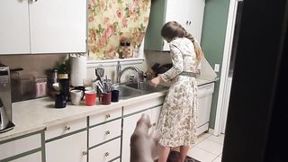 Fucking step sister while on the phone with Mom