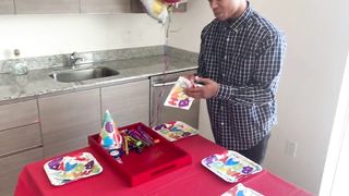 nobody came to my bday party so my stepmom gave me an extra surprise...