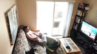 Stranger comes in off the street and blows me