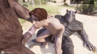 Wild Life / Guy Gets Two Huge Furry Dick (Group)