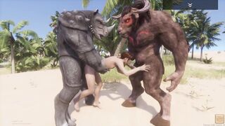 Wild Life / Guy Gets Two Huge Furry Dick (Group)