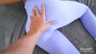 Step Son Caught Step Mom Masturbating and helped her to Cum Quick CarryLight MILF