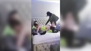 sucking boyfriends dick while I get fucked by astranger