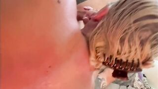 Hot wife Threesome MMF anal FIT MILF