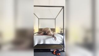 MILF tied up, whipped and fucked