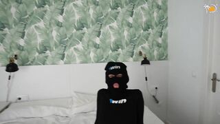 Masked robber got caught and fucked!! Two cumshots