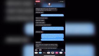 sexting with my son's friend and he comes all the way back of my throat