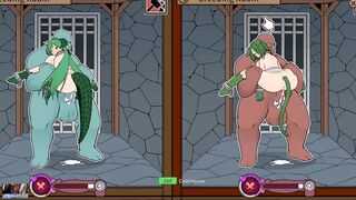 Monster Black Market - Two monster girls being fucked by giant orcs