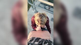 milf gets fucked outside at the water reservoir