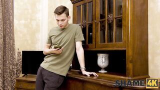 SHAME4K. Guy decided to teach stepmoms friend a lesson for stealing and owned her