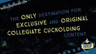 Bi College Fucks - Cain and Courtney share Josh