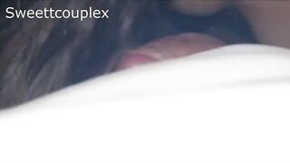 Threesome as a birthday gift cum on face