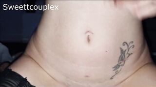 Threesome as a birthday gift cum on face