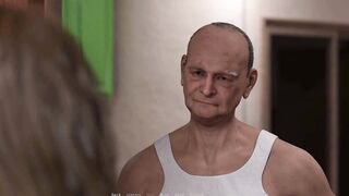 The East Block: College Girl Jerks Off Two Older Man With Big Cocks On The Couch - Episode 12