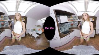 18VR Two Rocky Dicks For Alexis Crystal VR Porn