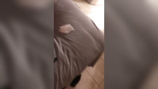 POV Cuck fucks his MILF GF while she blows stranger and takes huge cum shot!