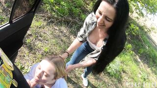 Black Lynn Watches Me Blow Her Husband - LOTS OF CUM ON MY FACE