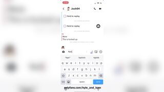 My Straight best friend Fucks my cheating boyfriend on Snapchat