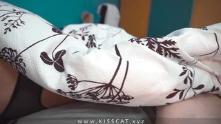 why step son sharing bed with stepmom? stepmother gets creampie and play with cum