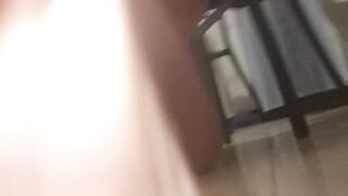 Deep throat of the perverted 70-year-old grandmother who likes to put it all in her mouth