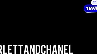 Two lesbians fucking while their husbands work (Compilation)